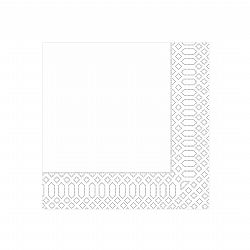 OPEN CARE ΧΑΡΤΟΠΕΤΣΕΤΑ ΠΟΛΥΤΕΛΕΙΑΣ ΛΕΥΚΗ 33x33cm 150Φ 24τεμ