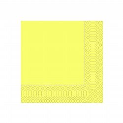 OPEN CARE ΧΑΡΤΟΠΕΤΣΕΤΑ ΠΟΛΥΤΕΛΕΙΑΣ ΚΙΤΡΙΝΟ 33x33cm 100Φ 24τεμ 