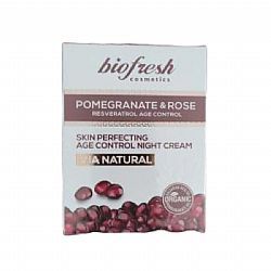 BIOFRESH SKIN PERFECTING AGE CONTROL NIGHT CREAM WITH POMEGRANATE & ROSE 50ml