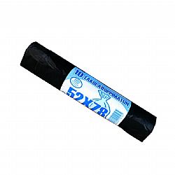 OPEN CARE TRASH BAGS 52x78cm WITH CORD BLACK 10pcs