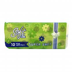 SOFT CARE SANITARY PAPER SUPER SOFT 3P 10pcs 90g